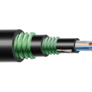 Cable de fibra óptica armado G652D 072 fibras C9ARCOAHE072, Marca ICOPTIKS